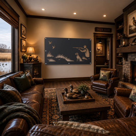 Duck Hunt Metal Wall Art