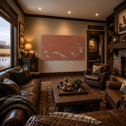 Duck Hunt Metal Wall Art