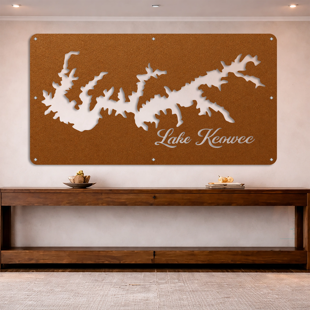 Lake Keowee Metal Wall Art