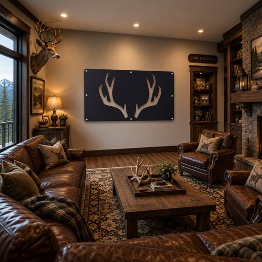 Antlers Metal Wall Art