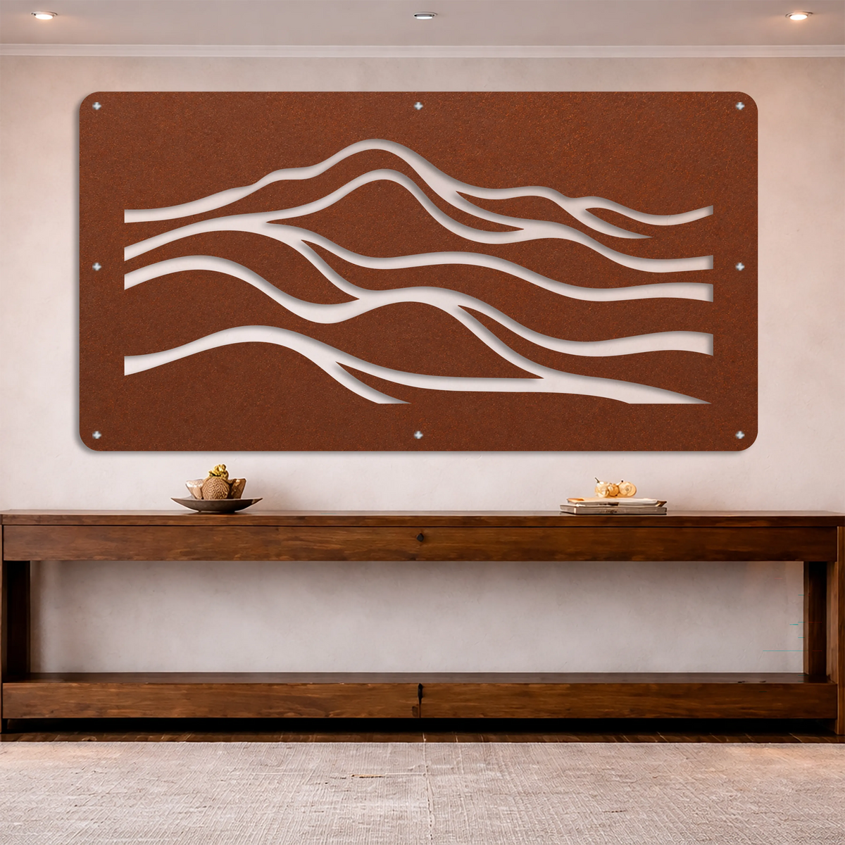 Topographic Mountain Lines