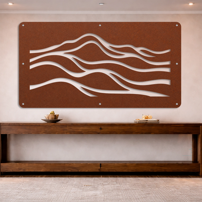 Topographic Mountain Lines