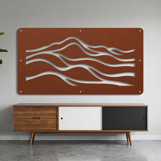 Topographic Mountain Lines